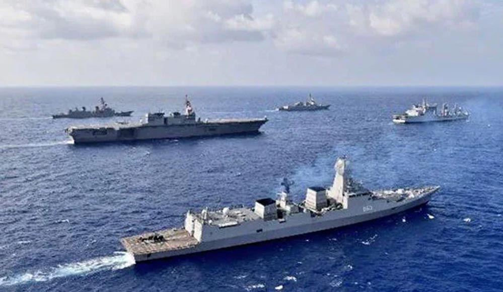 भारत और फिलीपींस दक्षिण चीन सागर में किए गए नौसैनिक अभ्यास से चीन  नाराज