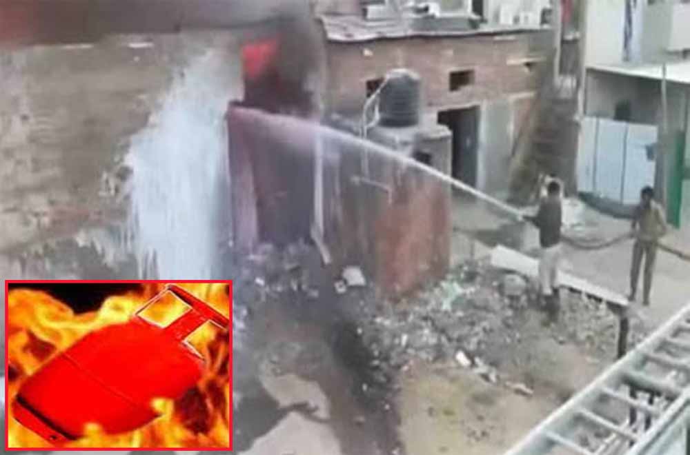 जयपुर में एक के बाद एक छह गैस सिलेंडर में हुआ ब्लास्ट, हादसे में एक की मौत
