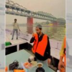 वाराणसी में नाव पर इफ्तार बना विवाद, गंगा में हड्डी फेंकने पर 14 लोग गिरफ्तार