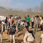 महामाया पहाड़ में अतिक्रमण हटाने बुलडोजर चला, डबरीपानी में पुलिस फोर्स तैनात; 157 लोगों का कब्जा हटाया जाएगा
