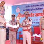 डीजीपी  कैलाश मकवाणा के मुख्य आतिथ्य में विशेष सशस्‍त्र बल के नव आरक्षकों का दीक्षांत समारोह आयोजित