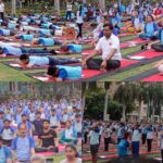 AIIMS में योग दिवस का आयोजन, डॉक्टरों और मरीजों ने मिलकर किया योग