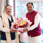 केंद्रीय स्वास्थ्य मंत्री जेपी नड्डा से मिले मुख्यमंत्री विष्णुदेव साय, स्वास्थ्य सेवाओं और किसानों के लिए खाद-बीज उपलब्धता पर हुई विस्तृत चर्चा