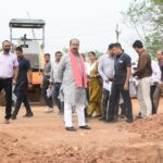 उप मुख्यमंत्री  अरुण साव ने इंटिग्रेटेड स्पोर्ट्स स्टेडियम का किया स्थल निरीक्षण, कुछ दिनों पहले शुरू हुआ है काम