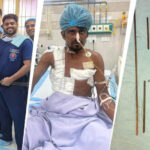 शरीर में आर-पार घुसे 4 लोहे के सरिये, KGMU के डॉक्टरों ने साढ़े आठ घंटे की सर्जरी से बचाई मजदूर की जान