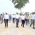 बिलासपुर संभागायुक्त ने निर्माणाधीन मेडिकल कॉलेज का किया निरीक्षण