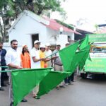 वित्त मंत्री  ओपी चौधरी ने निःशुल्क पौधा वितरण वैन को दिखाई हरी झंडी