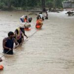 हासमुंद में उफनते नाले में फंसे 14 मजदूरों का सेना ने किया सफल रेस्क्यू