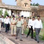अपर मुख्य सचिव  शुक्ला और संभाग आयुक्त  शर्मा ने किया स्थल निरीक्षण
