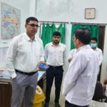 सामुदायिक स्वास्थ्य केंद्र कोतमा का कलेक्टर  रत्नाकर झा ने किया निरीक्षण