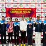 राष्ट्रीय ताइक्वांडो चैंपियनशिप में मध्यप्रदेश अकादमी का शानदार प्रदर्शन