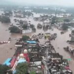 चित्रकूट में बाढ़ के बाद फिर बारिश का कहर, नेशनल हाईवे का हिस्सा धंसा