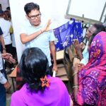 बाढ़ की मुश्किल घड़ी में अपनों के बीच पहुंचे वित्त मंत्री ओ.पी. चौधरी