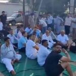 तिजारा सभापति चुनाव से पहले घमासान, कांग्रेस पार्षद को रोकने पर भड़के नेता
