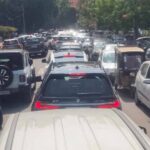 चंडीगढ़ में VVIP मूवमेंट से स्कूलों के बाहर लगा जाम