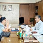 मुख्य सचिव  बर्णवाल से मिलीं बाल अधिकार आयोग की अध्यक्ष डॉ. शर्मा