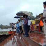 मंदाकिनी का फिर बढ़ा जलस्तर, चित्रकूट में प्रशासन अलर्ट मोड पर